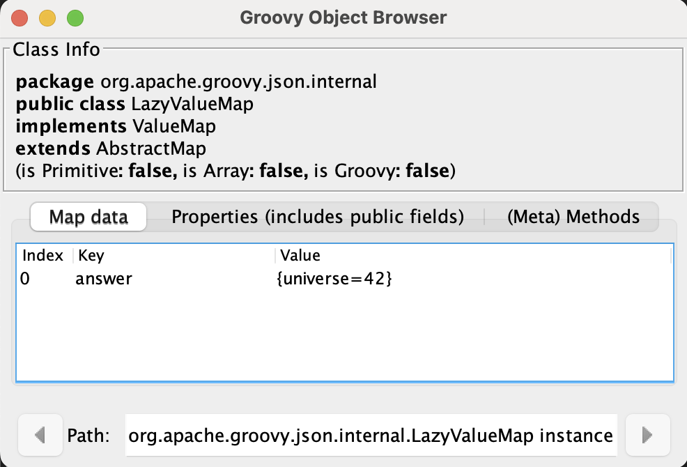 Usage of the /inspect command