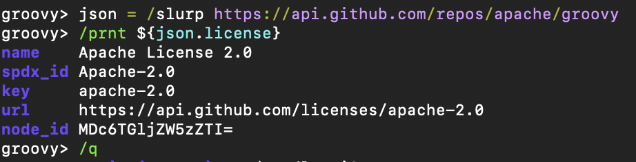 Usage of the /slurp command with a URL